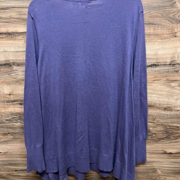 Lori Goldstein XL purple long sleeve shirt - Picture 2 of 5
